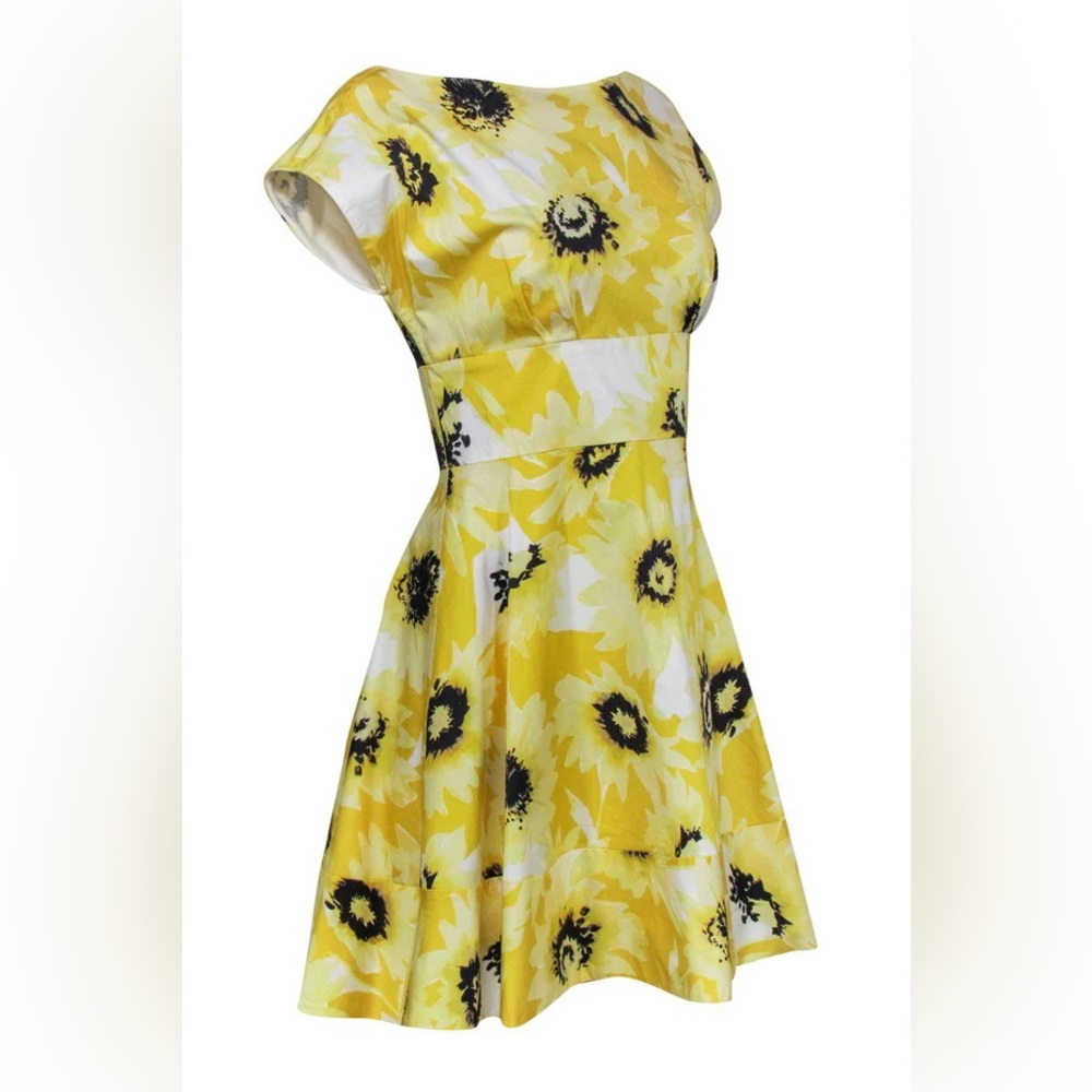 Kate Spade Yellow Daisy A-Line Dress!